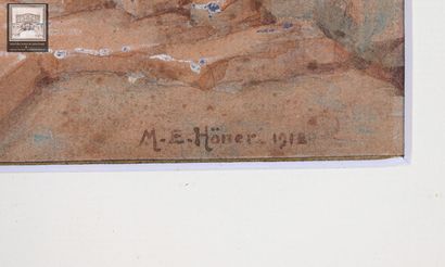 Marie Edmond Höhner
Vue de la casbah d'Alger
Aquarelle
Signée...
