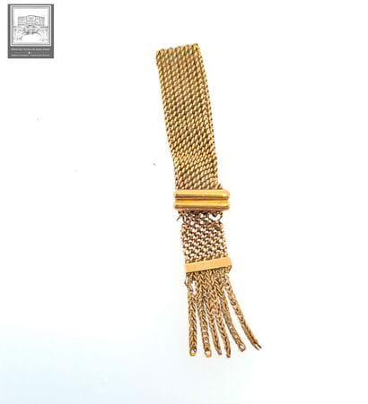 Chaînette en maille en or jaune 18K 750/°°°
Poinçon...