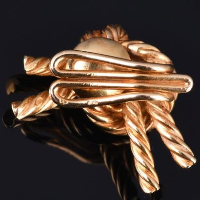 HERMES

Half set in 18K yellow gold 750 thousandths...