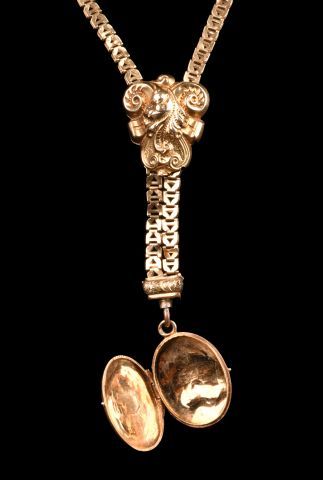 Collier en or et argent (poinçon français...