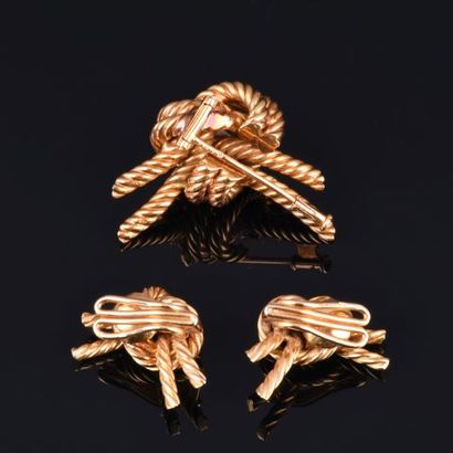 HERMES

Half set in 18K yellow gold 750 thousandths...