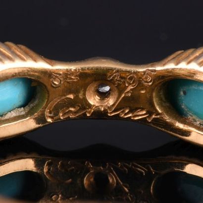 CARTIER Paris

18K yellow gold ring set with...