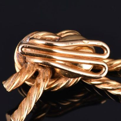 HERMES

Half set in 18K yellow gold 750 thousandths...