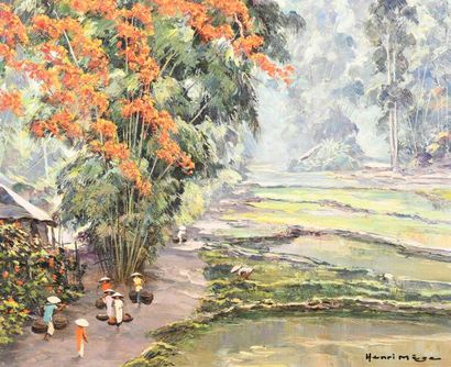HENRI MÈGE (1904-1984), Spring morning in...