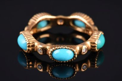 CARTIER Paris

18K yellow gold ring set with...