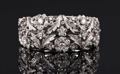 Bracelet in white gold 18K 750 thousandths...