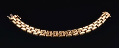 Bracelet en or jaune 18K 750 millièmes à...