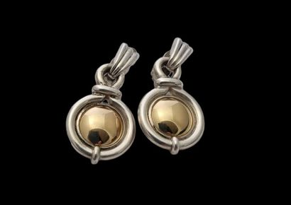 Christofle 

Pair of earrings in silver 800...