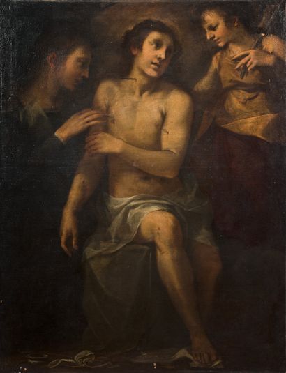 Attributed to Astolfo Petrazzi (1580-1653)

Saint...