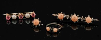 A lot of fancy metal jewelry including a...