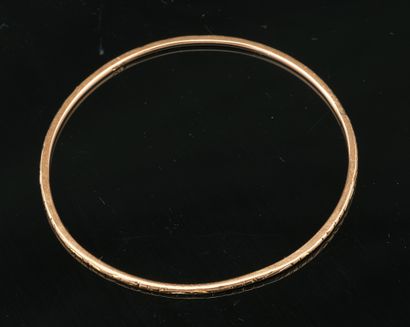 Bracelet en or jaune 18K 750 millièmes à...