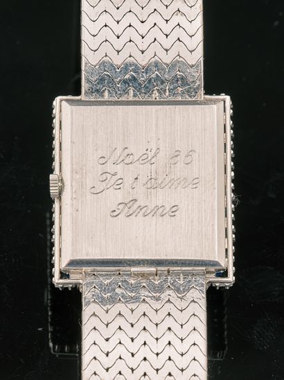 BUCHERER

Rare montre de soirée en or gris...
