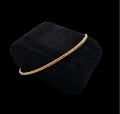 Bracelet en or jaune 18K 750 millièmes à...