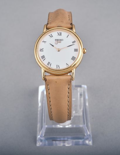 SEIKO
Montre de dame en or jaune 18k 750...