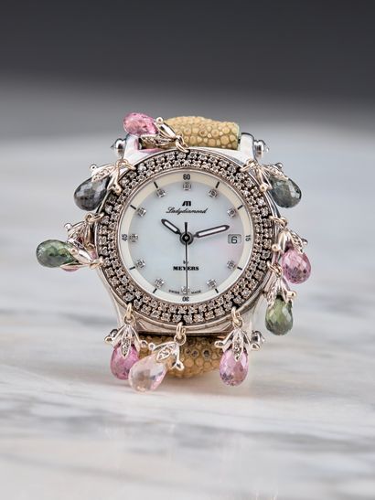MEYERS
Montre de dame de plongée en acier...