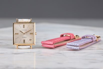 SANDOZ 
Montre mixte en or jaune 18k 750...