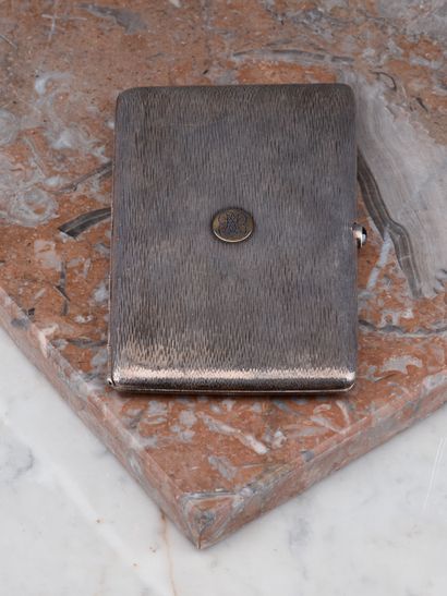 Boîte porte-photos en argent 935 millièmes...