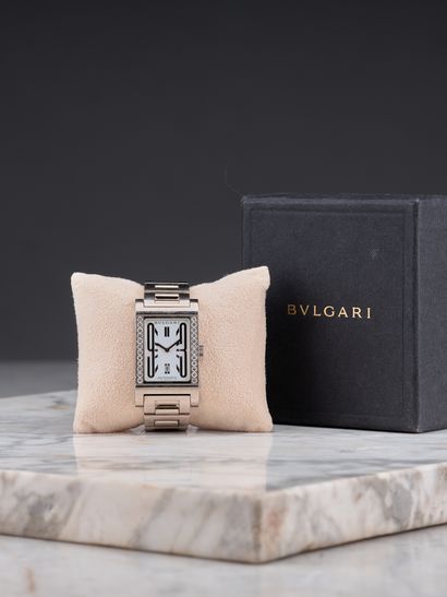 BULGARI
Rettangolo
Montre mixte en or gris...