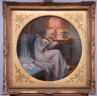 Delphin ENJOLRAS (1857-1945)
Femme assise...