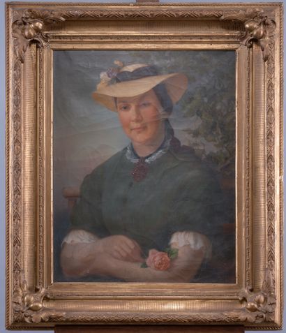 Ecole française de la fin du XIXe siècle
Portrait...