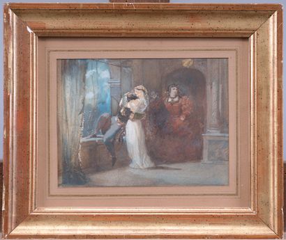 Eugène LAMI (1800-1890)
Roméo et Julliette
Aquarelle...