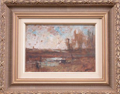 Attribué à Auguste RAVIER (1814-1895)
Paysage
Huile...
