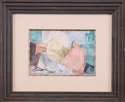 Jean SOUVERBIE (1891-1981)
Two draped nude...