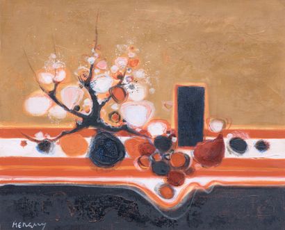 Frédéric MENGUY (1927-2007) 
Black glass...