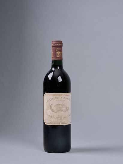 Bottle CHT MARGAUX, 1992.
(stained label...