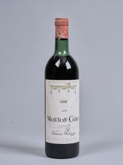 3 bottles MOUTON CADET 1993.
CBO open.

ONE...