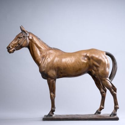 Davide CALANDRA (1856-1915) 
Horse
Double...