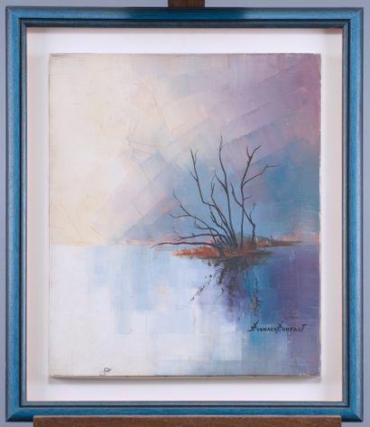 BONFAUT Bernard (20th century)
River
Oil...