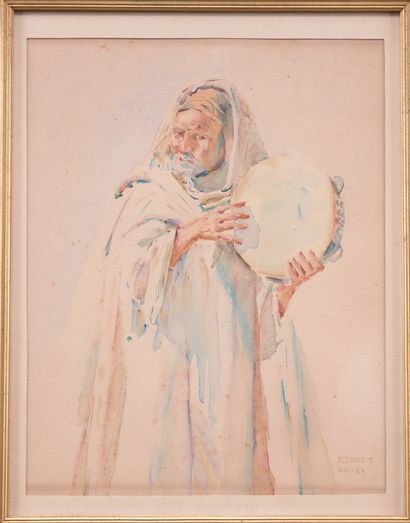 Etienne DINET (1861-1929)
The tambourine...