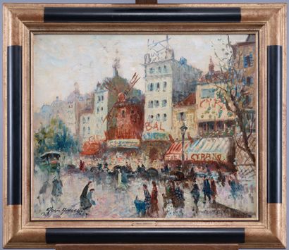 Merio AMEGLIO (1897-1970)
View of the Moulin...