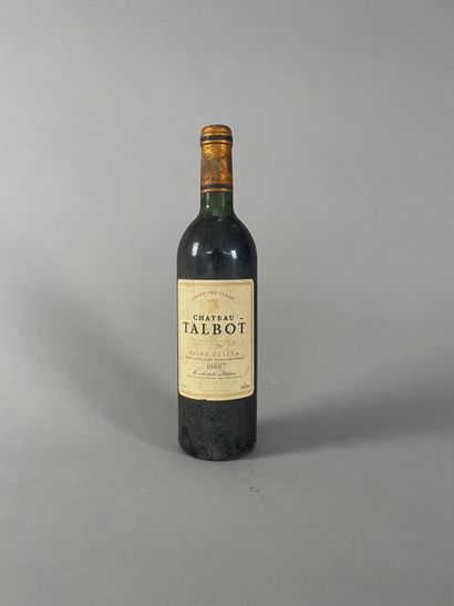 Bottle CHT TALBOT, SAINT-JULIEN, 1988.
(Dirty...