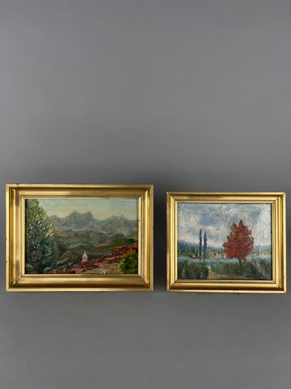 Léon DETROY (1859-1955), attributed to 
Set...