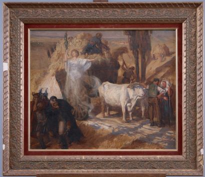 Lucien-Hector JONAS (1880-1947)
The Harvest
Oil...