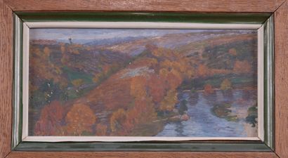 Léon DETROY (1859-1955)
View of Fresselines...