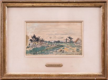 Johan Barthold JONGKIND (1819-1891)
Paysage
Aquarelle...