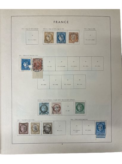 FRANCE + COLONIES : collection en 2 albums...