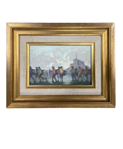Maurice PARIS (1903-1969)
Pêche à pied sur...