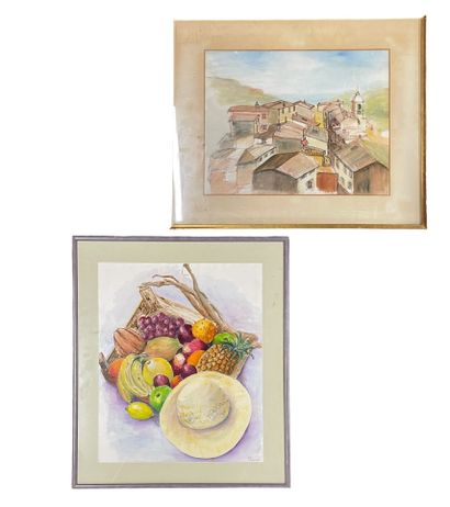 Margaret WRIGHT (XXe)
Lot comprenant :
-...