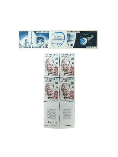 FRANCE : ensemble de timbres neufs entre...