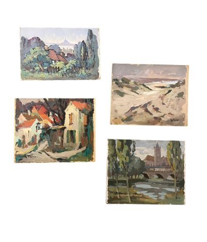 Maurice PARIS (1903-1969)

- Avranches
Huile...