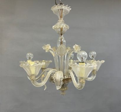 MURANO
Lustre à six bras de lumière en verre...
