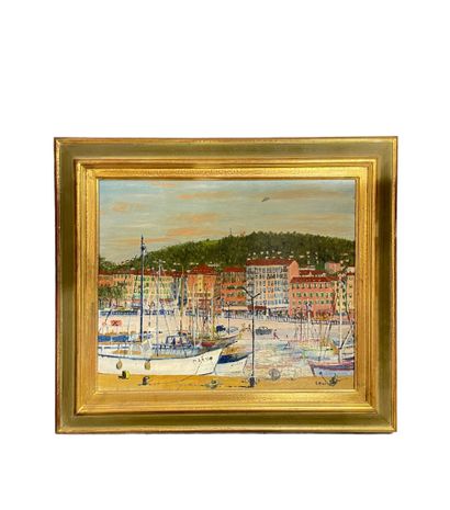 RIVA (XXe siècle)
Port de Nice
Huile sur...