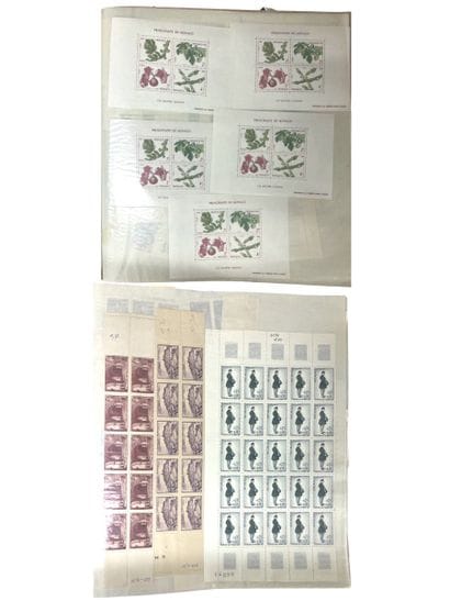 FACIALE : Lot de timbres neufs modernes de...