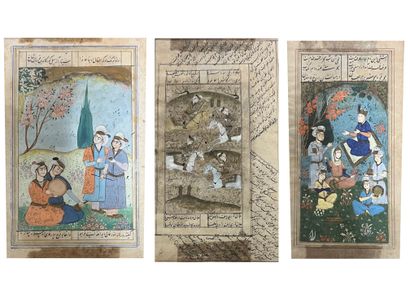IRAN XXe siècle 
Ensemble comprenant sept...