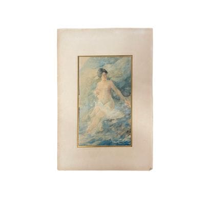 Gabriel GRIFFON (1866-1938)
La baigneuse
Aquarelle...
