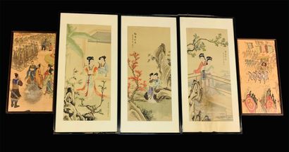 JAPON MODERNE
Ensemble de cinq impressions...